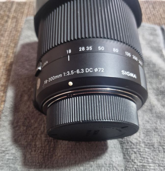 Obiectiv Sigma plus filtre de polarizare