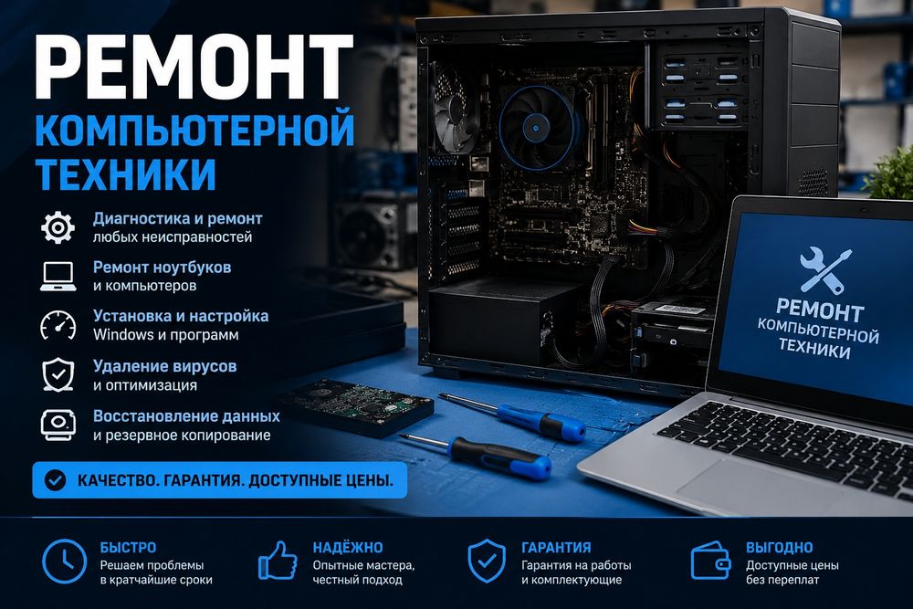 Ремонт компьютерные техники