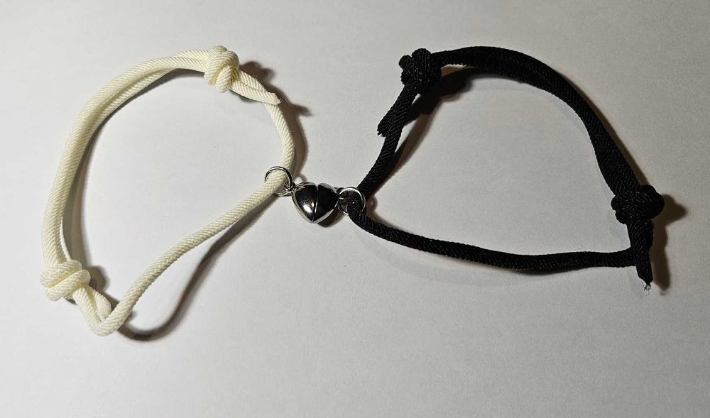 Brățări magnetice inimă pentru cupluri / BFF