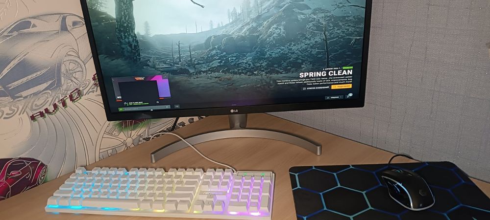 Клавиатура и мышь для игры