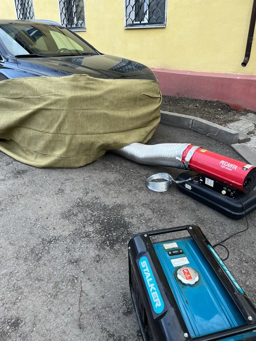 Отогрев авто