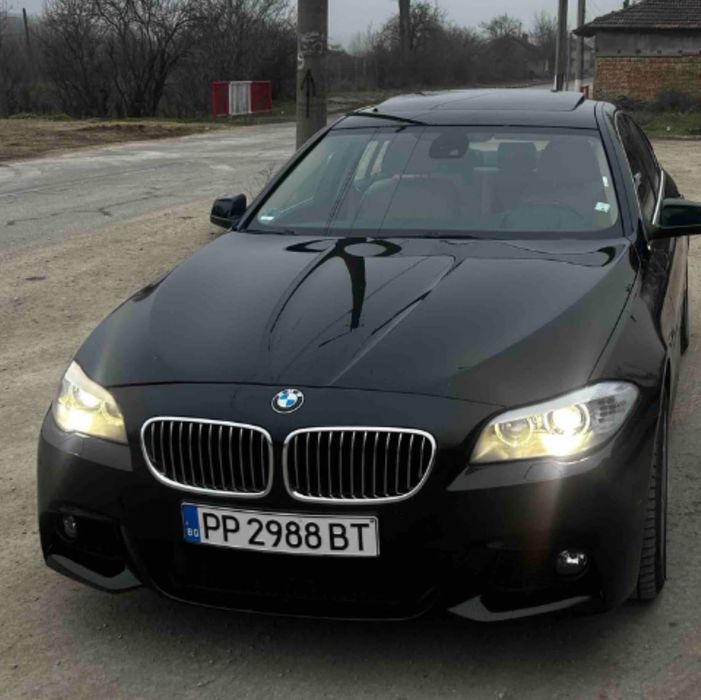 Предна Броня BMW БМВ F10 F11 M-Tech Отвори Парктроник Грундирана НА СКЛАД!