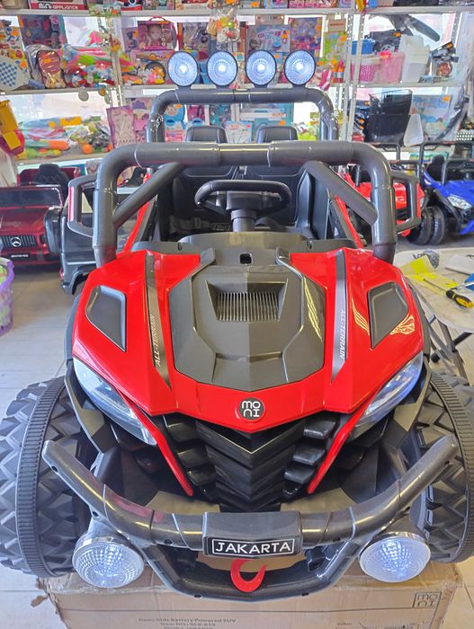 SAFARI двуместен акумулаторен джип JAKARTA 4x4 червен