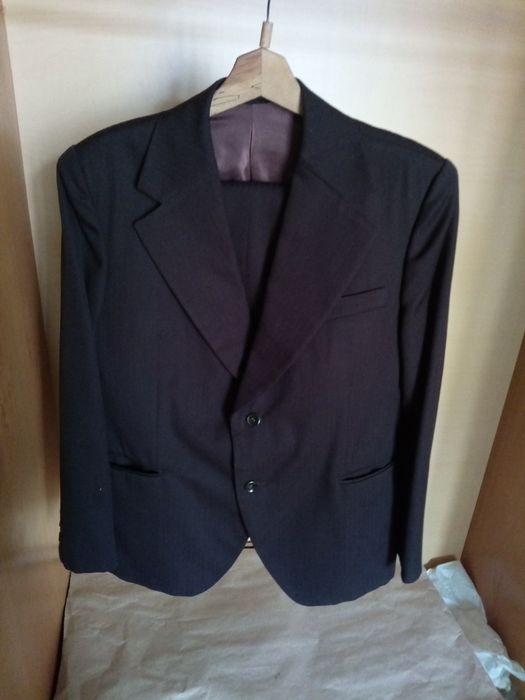 Мъжки костюм кафяв от соца