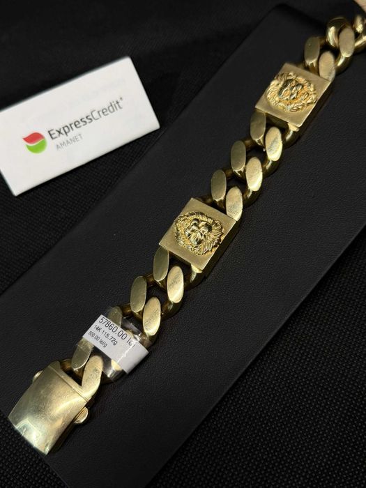 (AG51) Bratara aur 14k 115.87g b27180 - Garantie 2 ani!