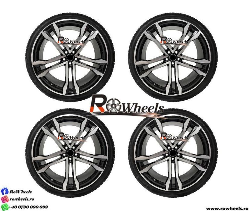 Jante AUDI 20 R20 Model S-Line A4 A5 A6 A7 A8 Q3 Q5 Q8 2021 Black Anvelope Vara
