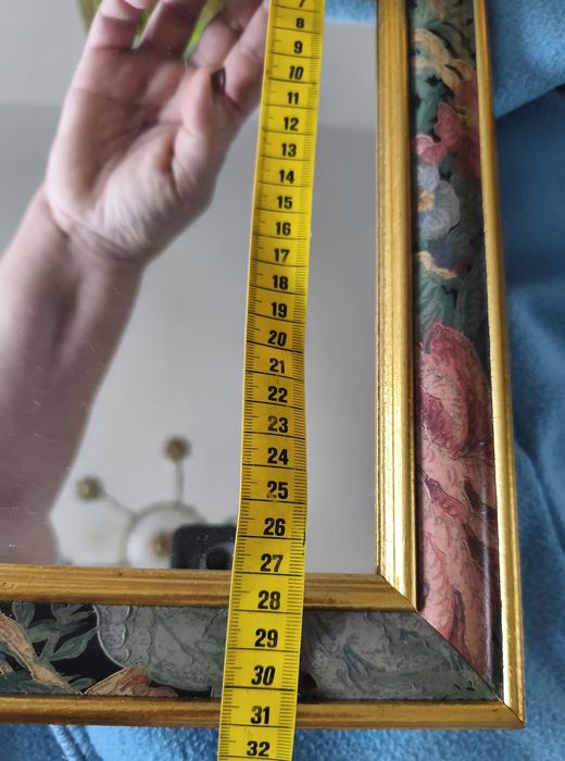 Oglinda vintage rama lemn