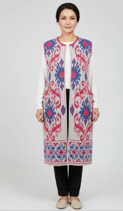 Kardigan to'qima adras nusxa bahorgi mavsumga