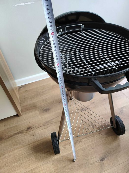 Кръгло сферично барбекю на въглища Mirpol BBQ Line (47 см) с капак и пепелник – Отлично състояние
