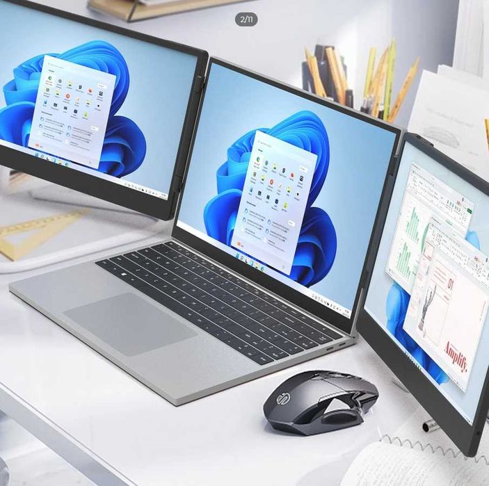 Monitor portabil dual screen Domyfan Kefeya s3 Laptop