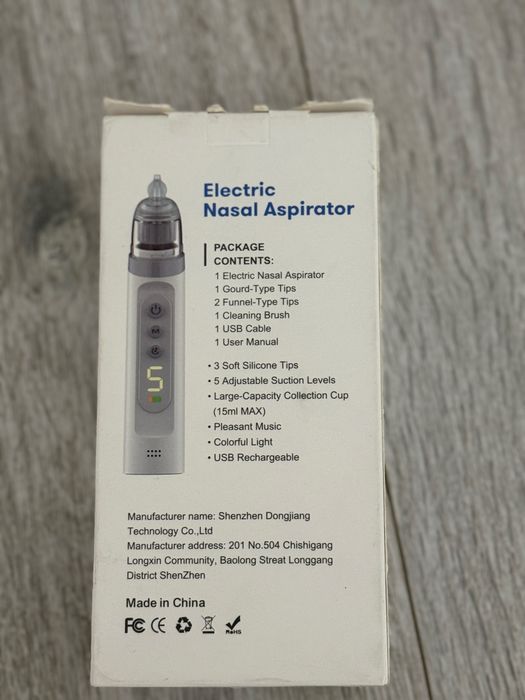 Aspirator nasal electric pentru bebelusi
