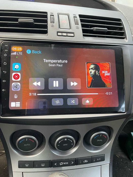 Navigație Android 15 Mazda 3 Dedicată – CarPlay, QLED, DSP