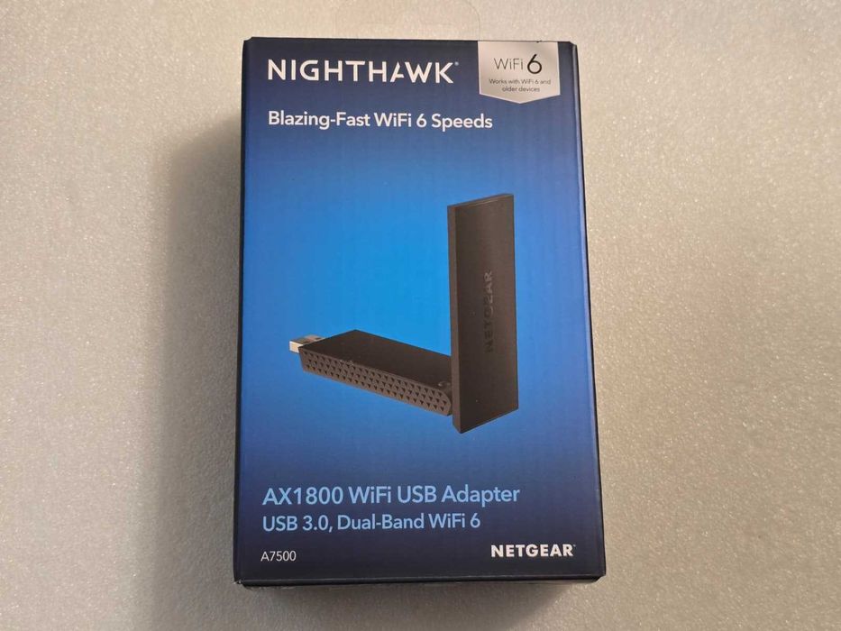 Adaptor Wireless NETGEAR Nighthawk A7500 AX1800, WiFi 6, USB 3.0