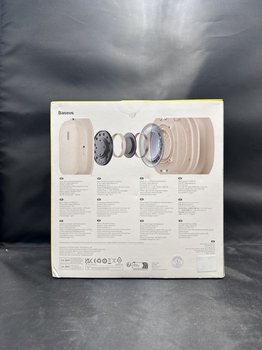 Baseus Bowie H1i noise cancelling wireless headset Cream