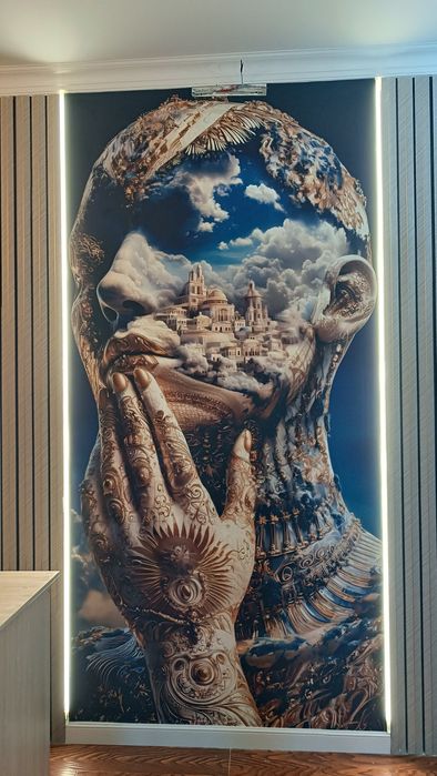 Поклейка обоев качественно