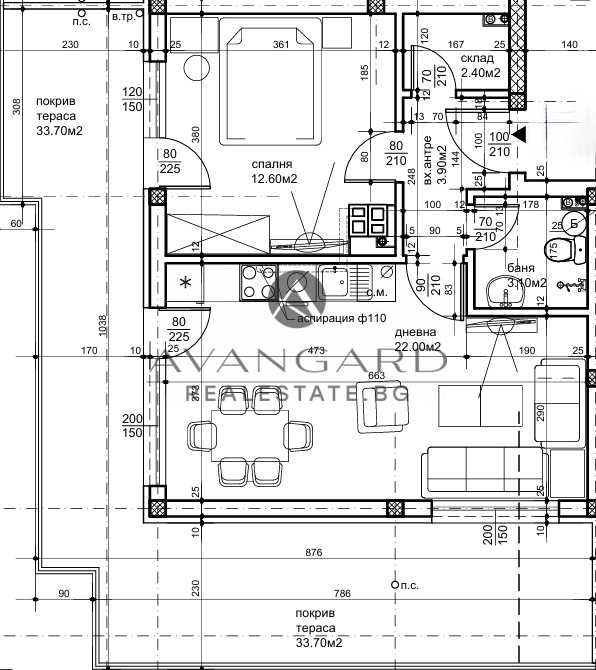 Продава се Двустаен апартамент в Пловдив, Христо Смирненски - 97 кв.м за 526 €/кв.м - Снимка #13