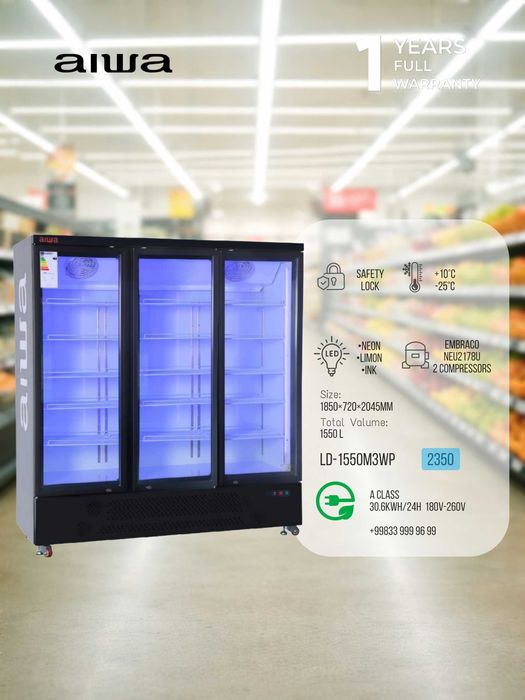 Витринный морозильник айва / Vitrina morozilka Aiwa