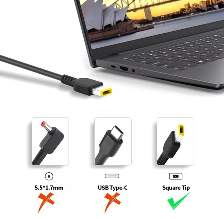 Зарядно 20V 3.25A 65W USB за Lenovo G500 G505 G400 G410 G400 и други