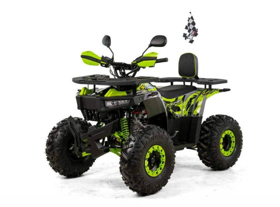 ATV XTR Pro Storm, roti 8 inch, 125cc, 1+1 viteze, culoare negru/lime