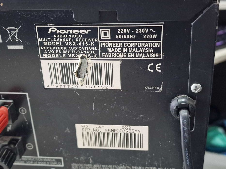Усилвател Pioneer VSX-415 + колона Peavey PRO 12''