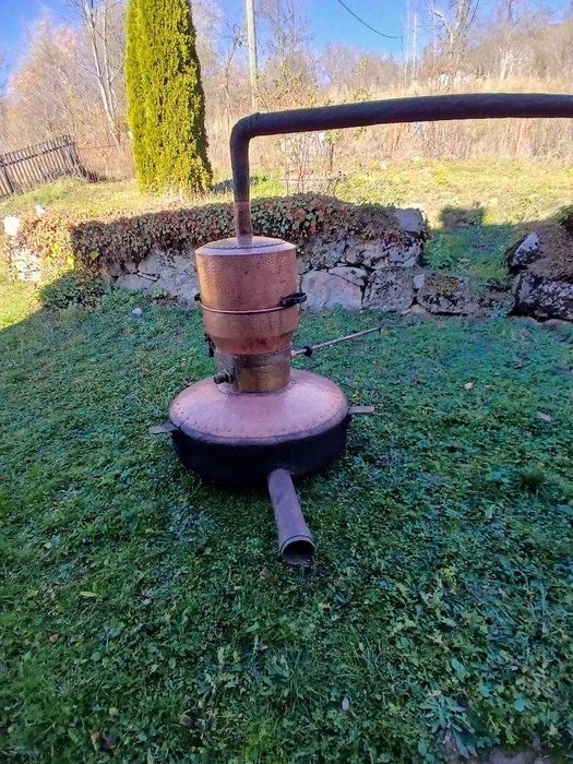 Vand cazan de tuica din cupru