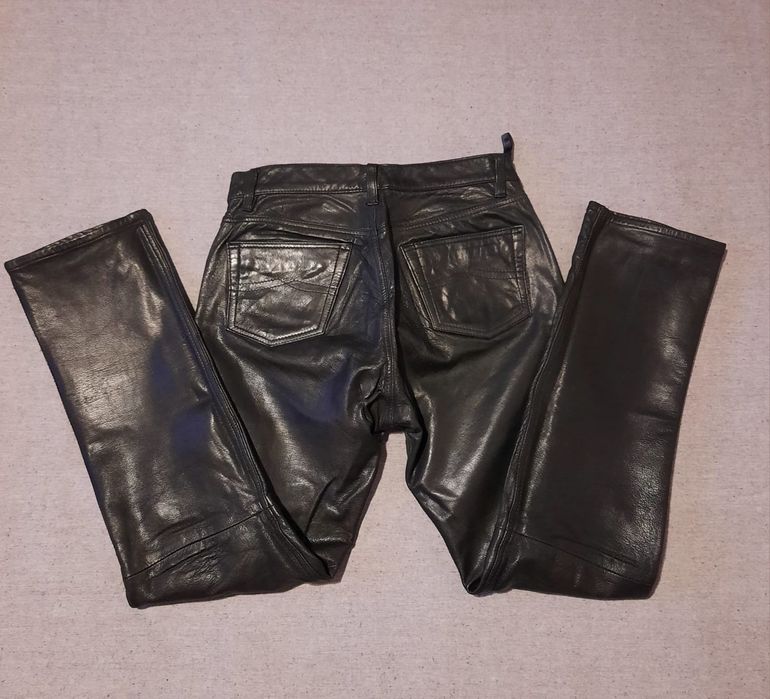 Pantaloni Moto Piele Naturala Premium "Rocky" - Marimea S - Stare Impecabila!