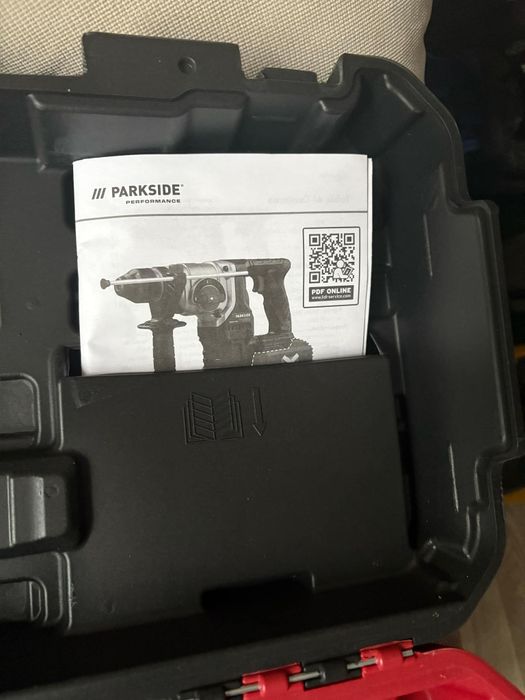 4г. ГАРАНЦИЯ Акумулаторен перфоратор Parkside PKHAP 20-Li D4