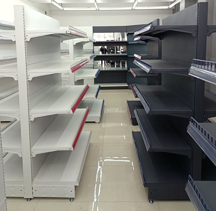 Yangi Stellaj, Polkalar Magazinlar uchun metall tokcha