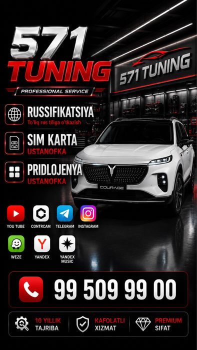 Руссификатсия Xitoy moshinalari uchun Russifikatsiya Sim karta