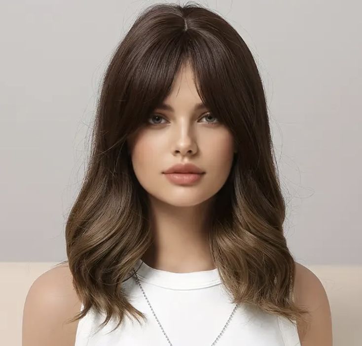 Peruca satena ondulata