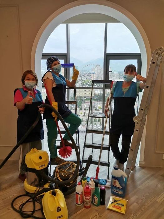 Клининг уборка! Профессиональные услуги Алматы.