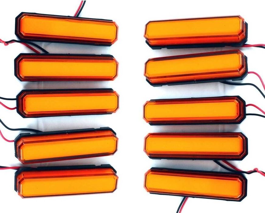 1бр. диодни LED Лед габарити НЕОН светлина 12-24V, 3 цвята