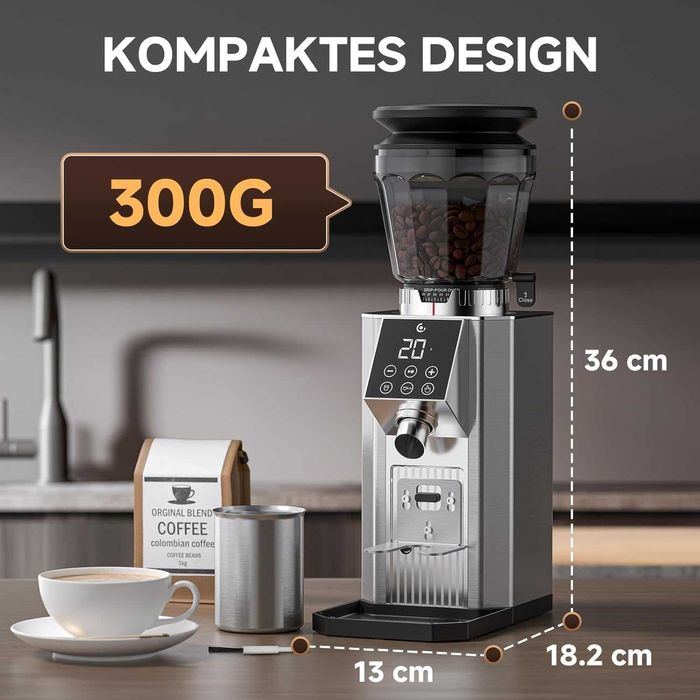Кафемелачка електрическа AMZCHEF Electric Grinder,Гаранция