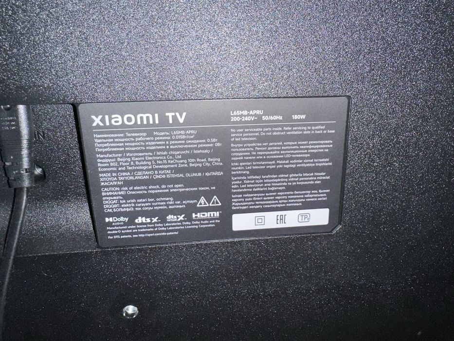 Телевизор xiaomi tv s mini led