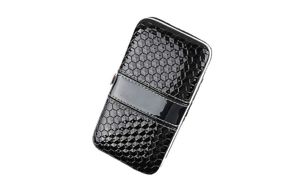 Trusa manichiura profesionala 18 piese, Black&Silver