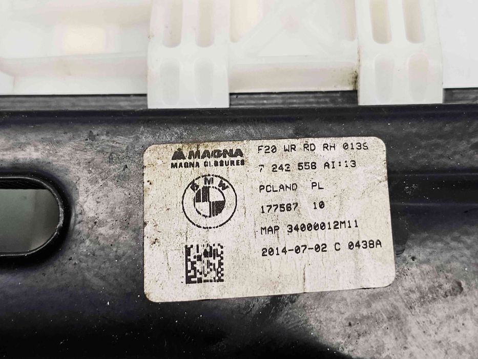 Macara electrica geam dreapta spate Bmw 1 (F20) [Fabr 2011-2017] 72425