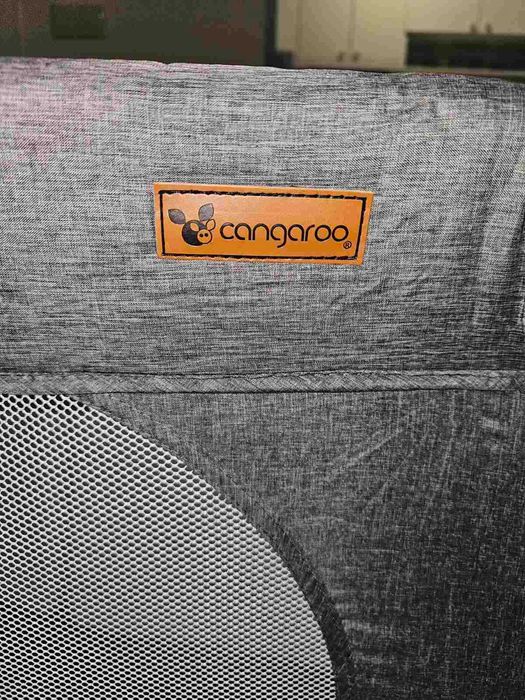 Преносима бебешка кошара Cangaroo Skyglow със сгъваем матрак