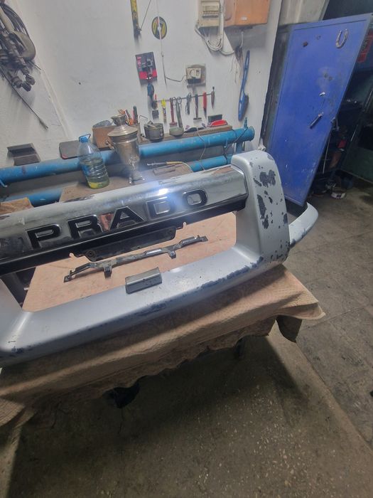 Накладка на бампер ПРАДО 120