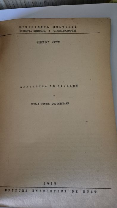 Lot carti vechi Cinematografie Filme anii 50