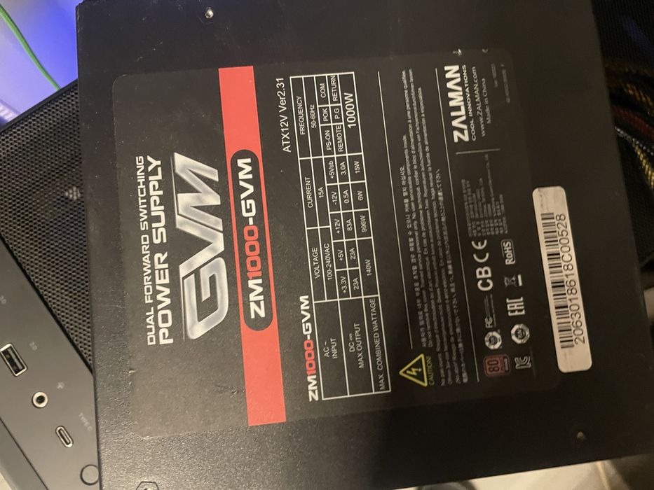 sursa pc GVM zm1000-gvm