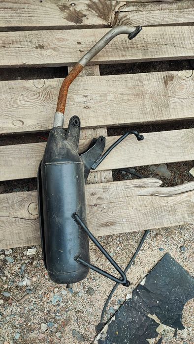 Глушитель японский, для мопеда Хонда 110 куб.см