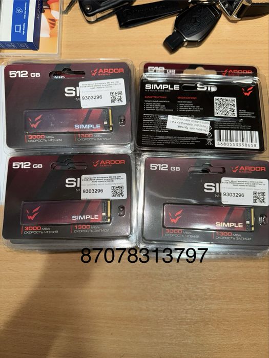 512GB M2 NVMe SSD c радиатором / твердотельный накопитель / ссд диск