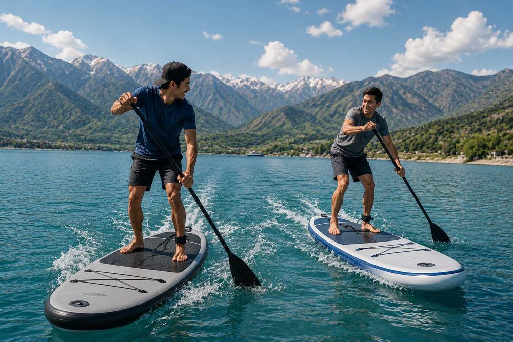 SUP Board 320×76 см | Надувной сапборд | Новый