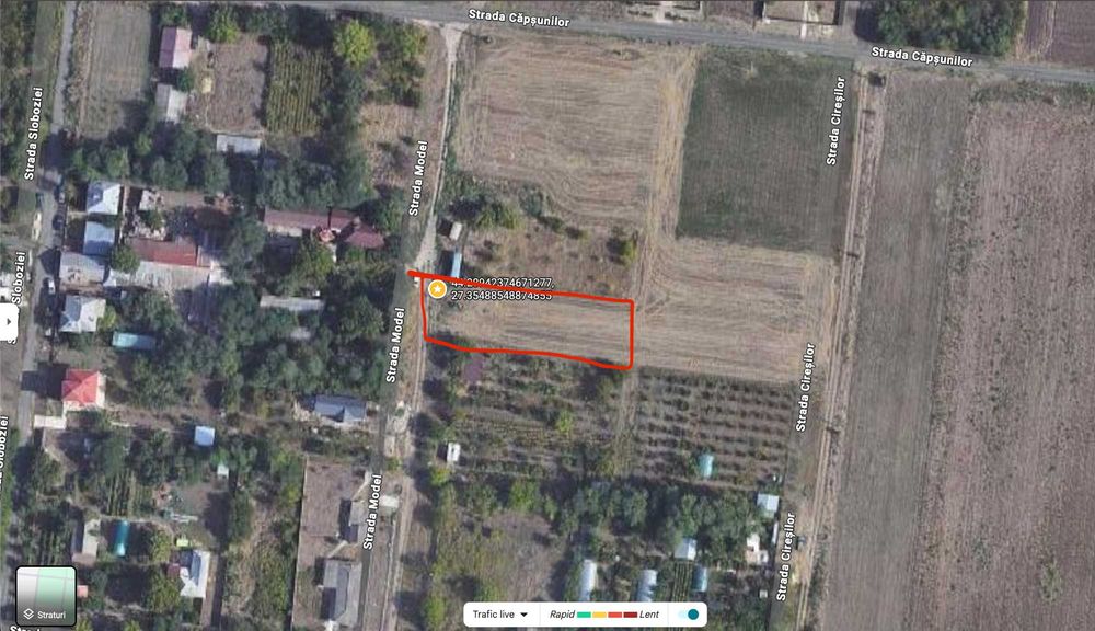Teren intravilan 1000mp RADU NEGRU (Gambeta) jud. Calarasi