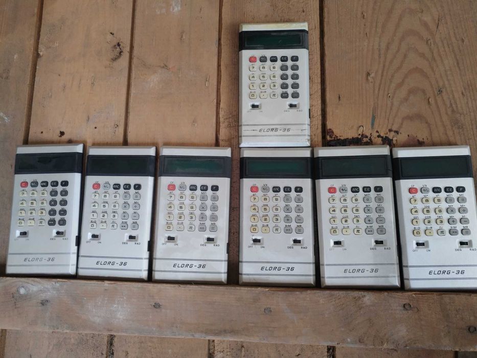 Калкулатор   ELORG 36 - 1982г. произведен в СССРСССР