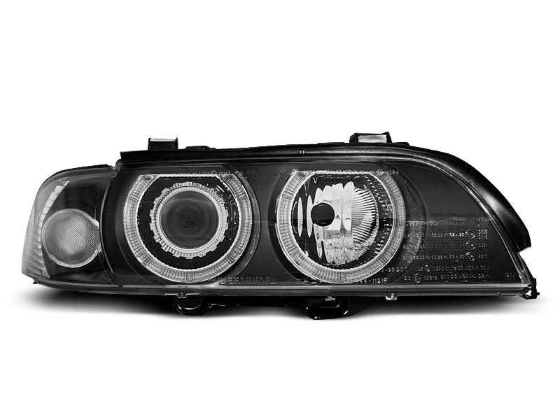 Faruri Angel Eyes BMW E39 09.95 - 06.03 fond negru