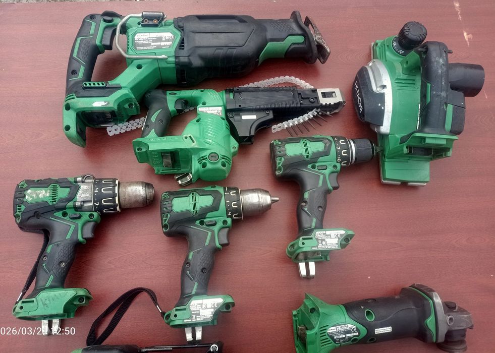 Lot scule Hikoki Hitachi pe acumulator