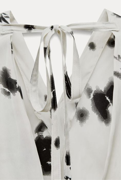 Дълга рокля с гол гръб ZARA