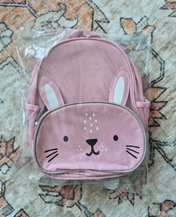 Rucsac roz iepuras pentru fetite
