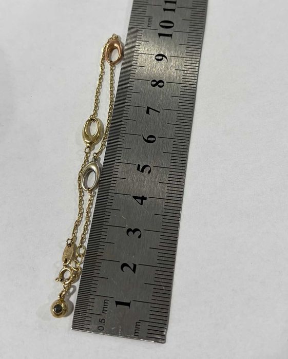 Златна гривна 1.9 грама 14 карата 858